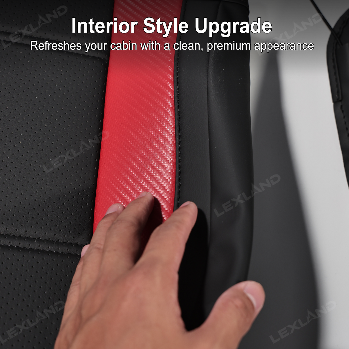 Tacoma /4Runner Seat Covers Carbon Fiber Style Seat Protector Interior Trim Upgrade for Toyota