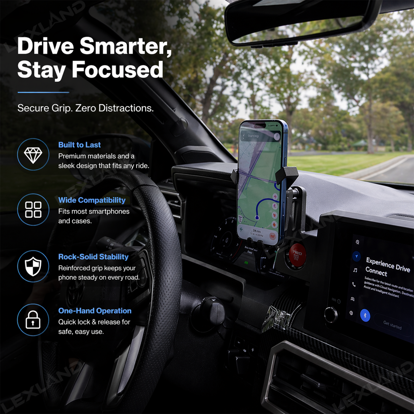 Tacoma Phone Mount Dashboard Air Vent Mount Phone Holder Stand for Toyota