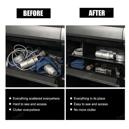 4Runner Glove Box Divider Organizer Insert Interior Accessories for Toyota