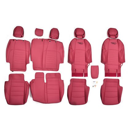 Tacoma /4Runner Seat Covers Full Coverage Embossed Seat Protector with TRD Style