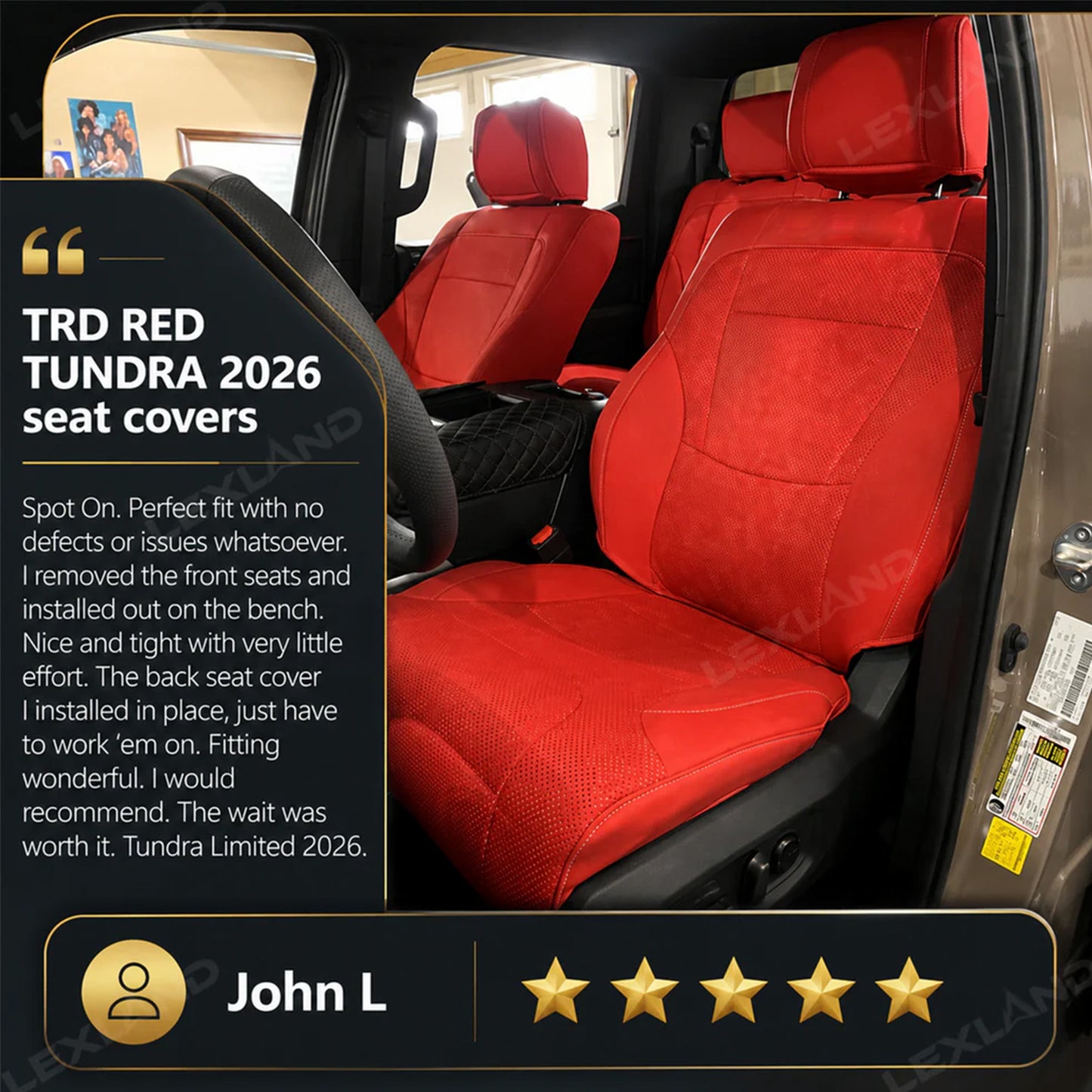 Tundra Seat Covers Camo Seat Protector with TRD PRO Style for Toyota