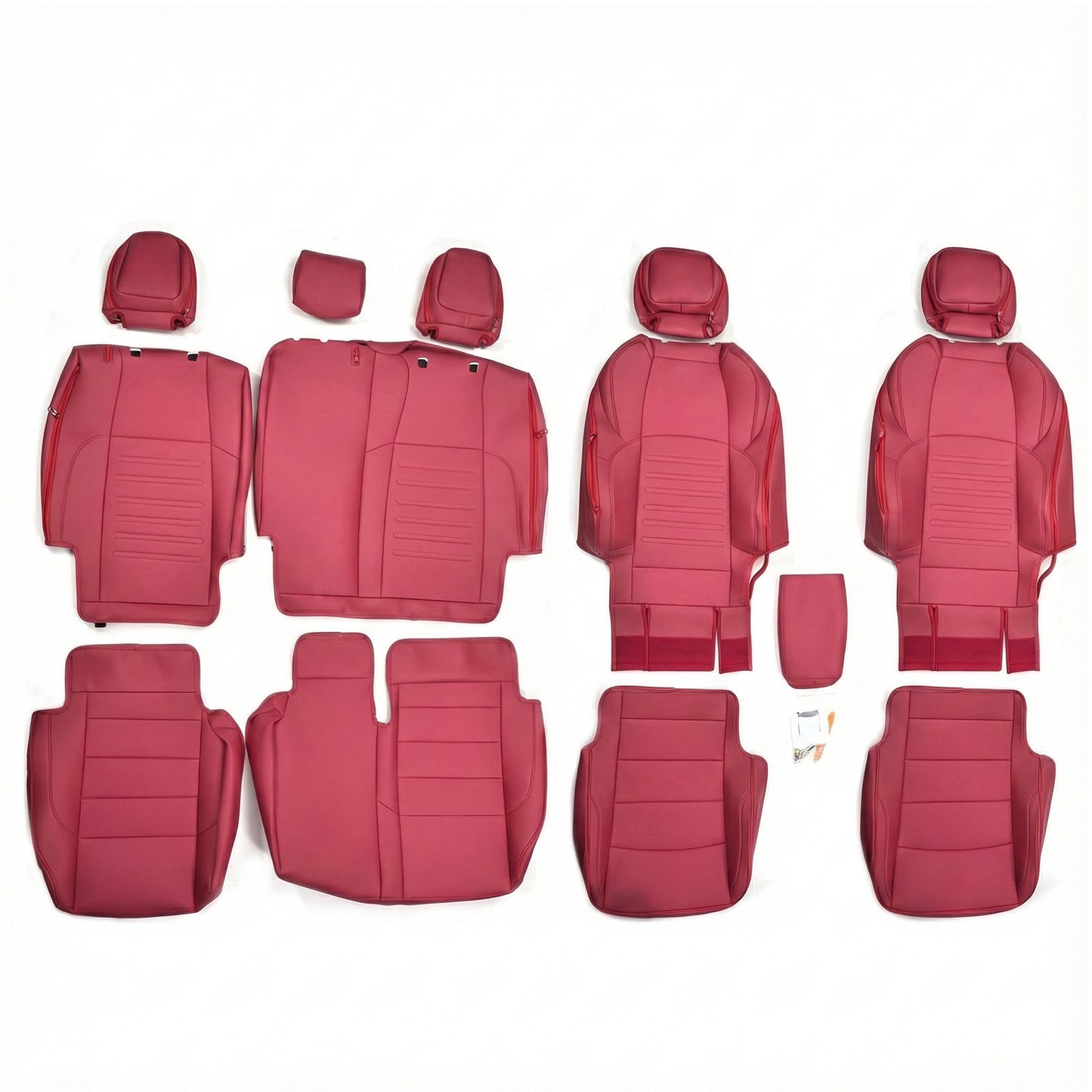 Tacoma 3rd Gen Seat Covers Embossed Seat Protectors with TRD Style for Toyota