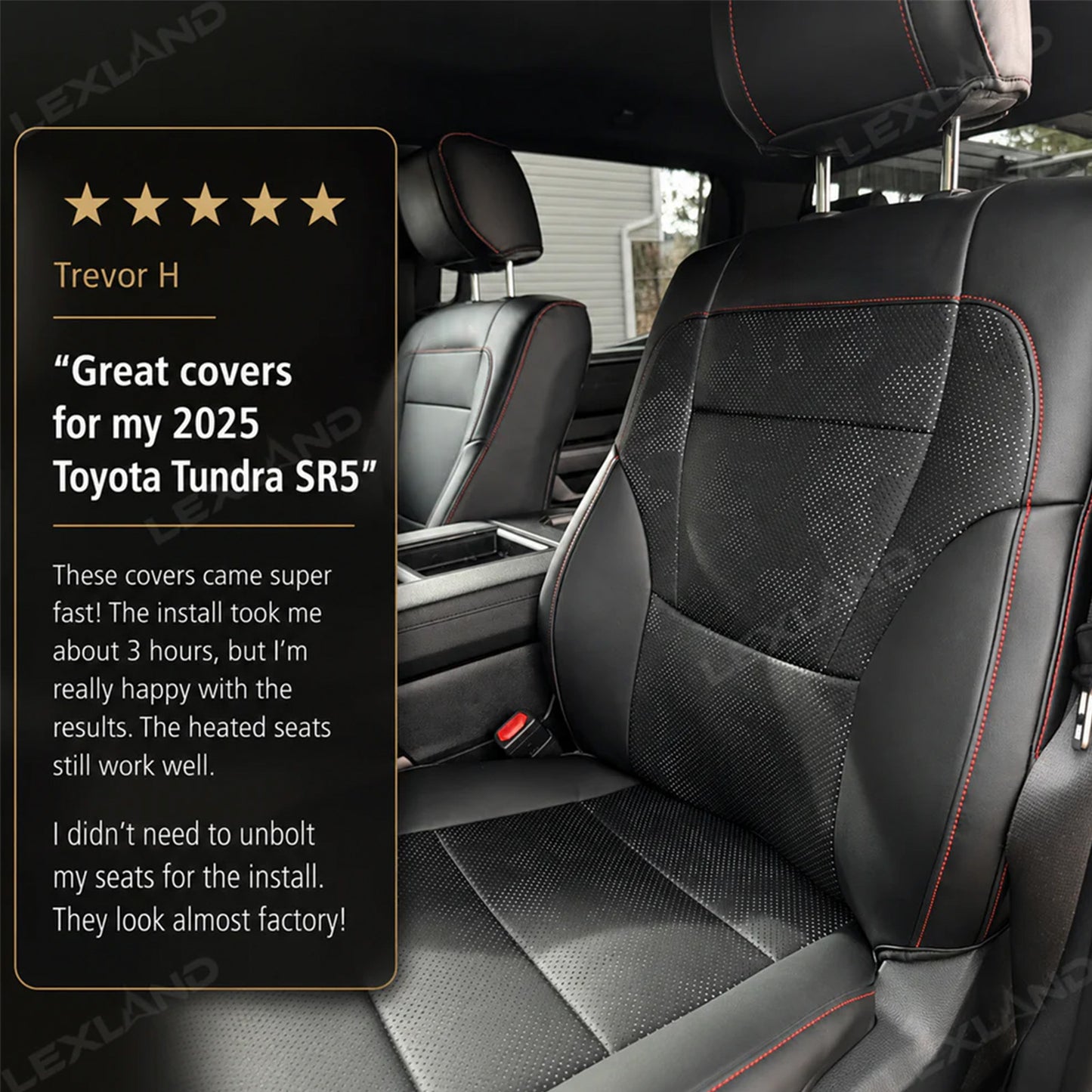 Tundra Seat Covers Camo Seat Protector with TRD PRO Style for Toyota