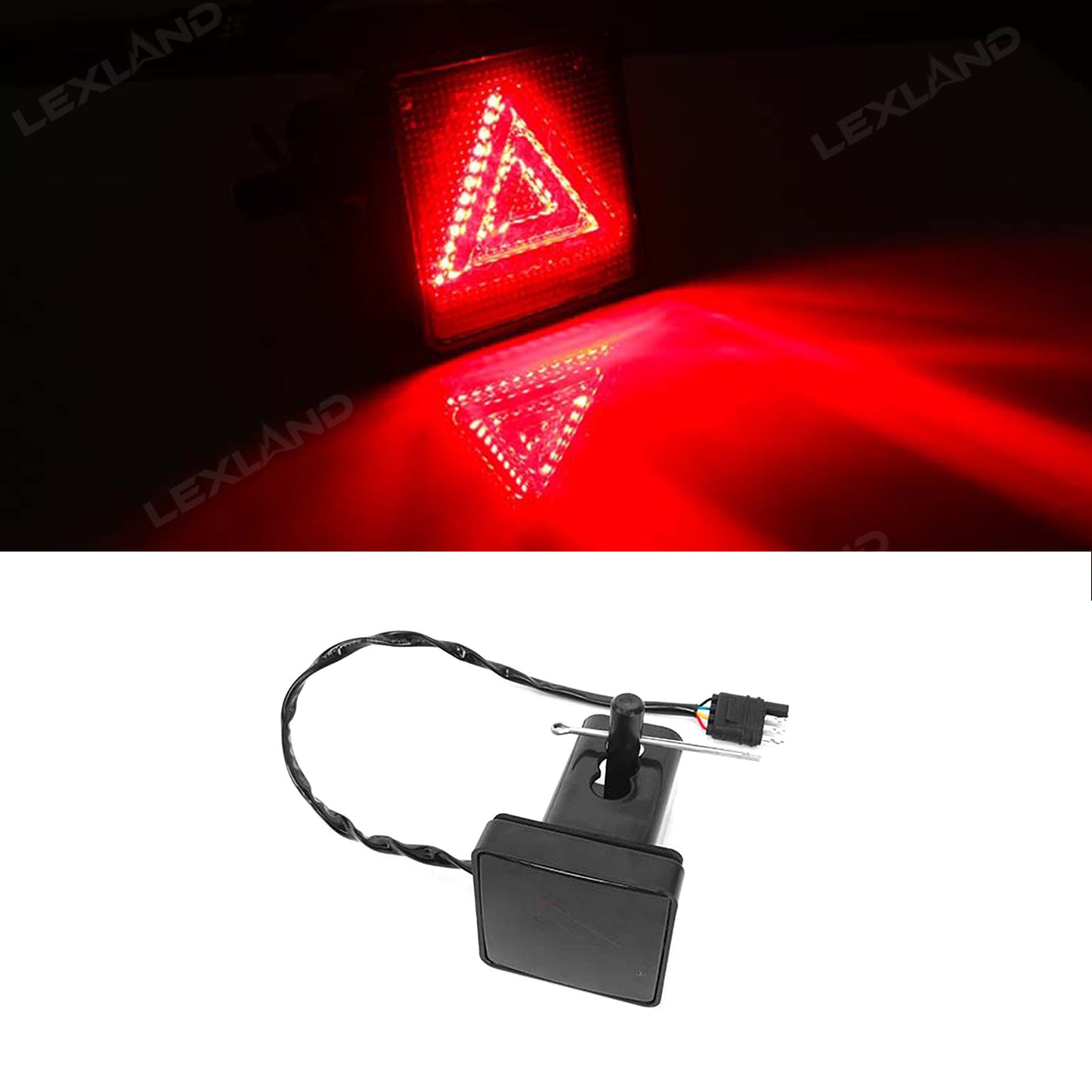 Tacoma Tow Hitch Receiver Brake Tail Light Hitch Mount LED Pod Reverse Kit for Toyota