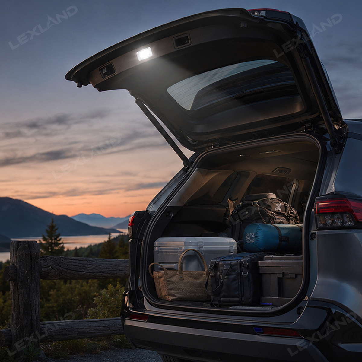 RAV4 Trunk Camping Light LED Cargo Lamps Trunk Ceiling Lighting For Toyota