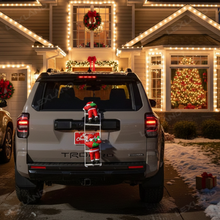 Climbing Santa Claus Car Christmas Decoration