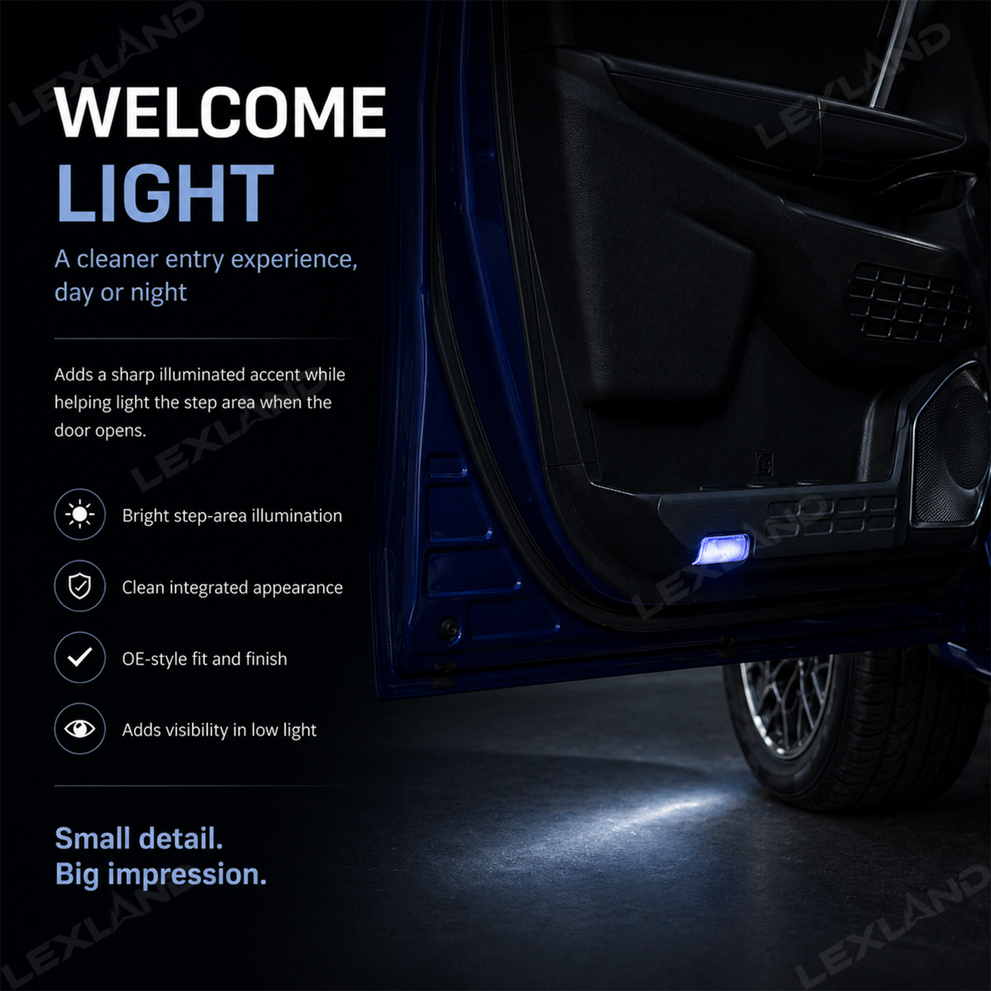 Tacoma/4Runner LED Puddle Lights Multi-color Front Door Projector Lights For Toyota