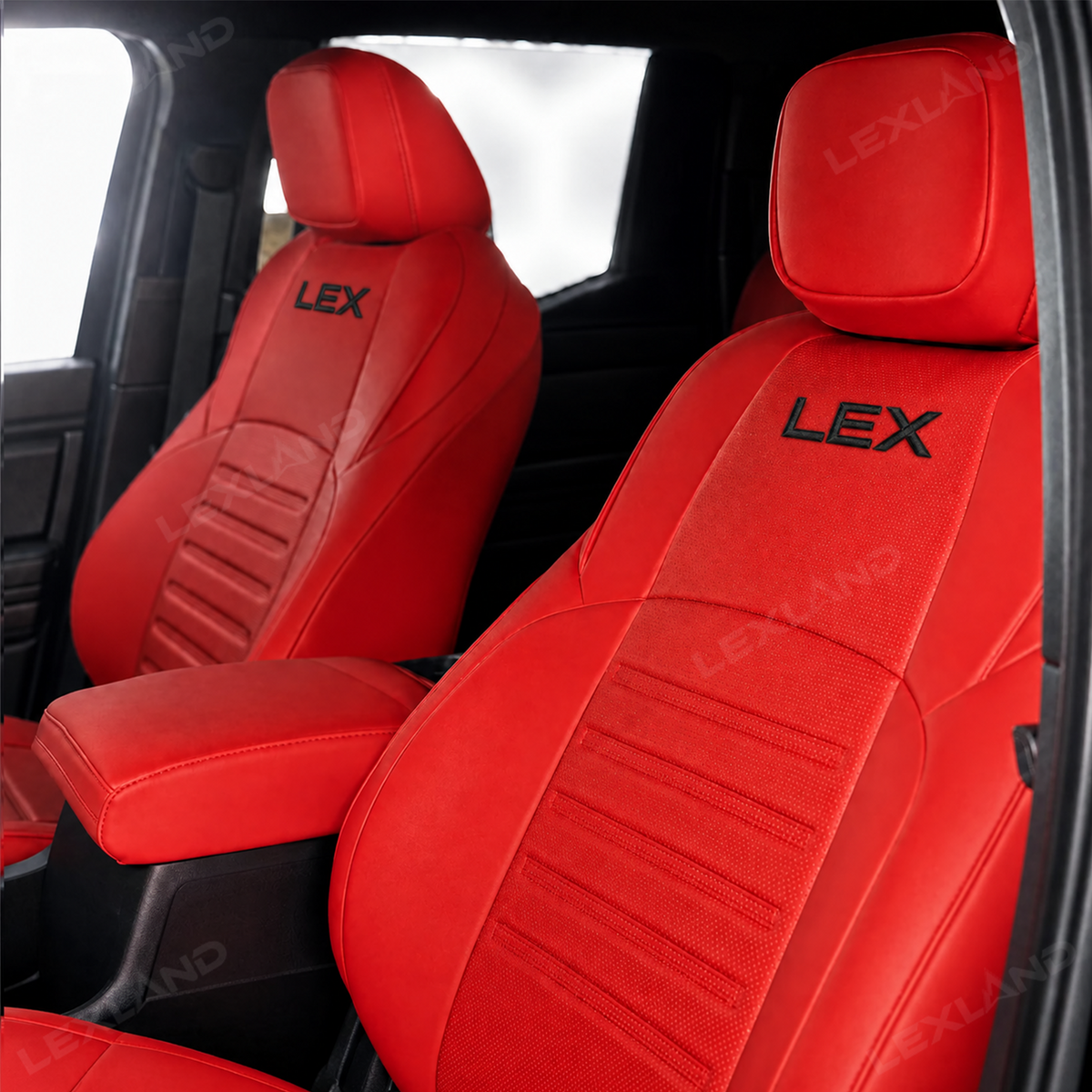 Tacoma /4Runner Seat Covers Embossed Seat Protector with LEX Style for Toyota