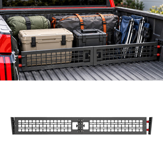 Tundra Adjustable Truck Bed Divider Organizer Aluminum Alloy Cargo Manager Molle Panel for Toyota