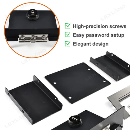 4Runner Center Console Safe Lock Box Armrest Security Organizer Safe Vault Lockbox for Toyota