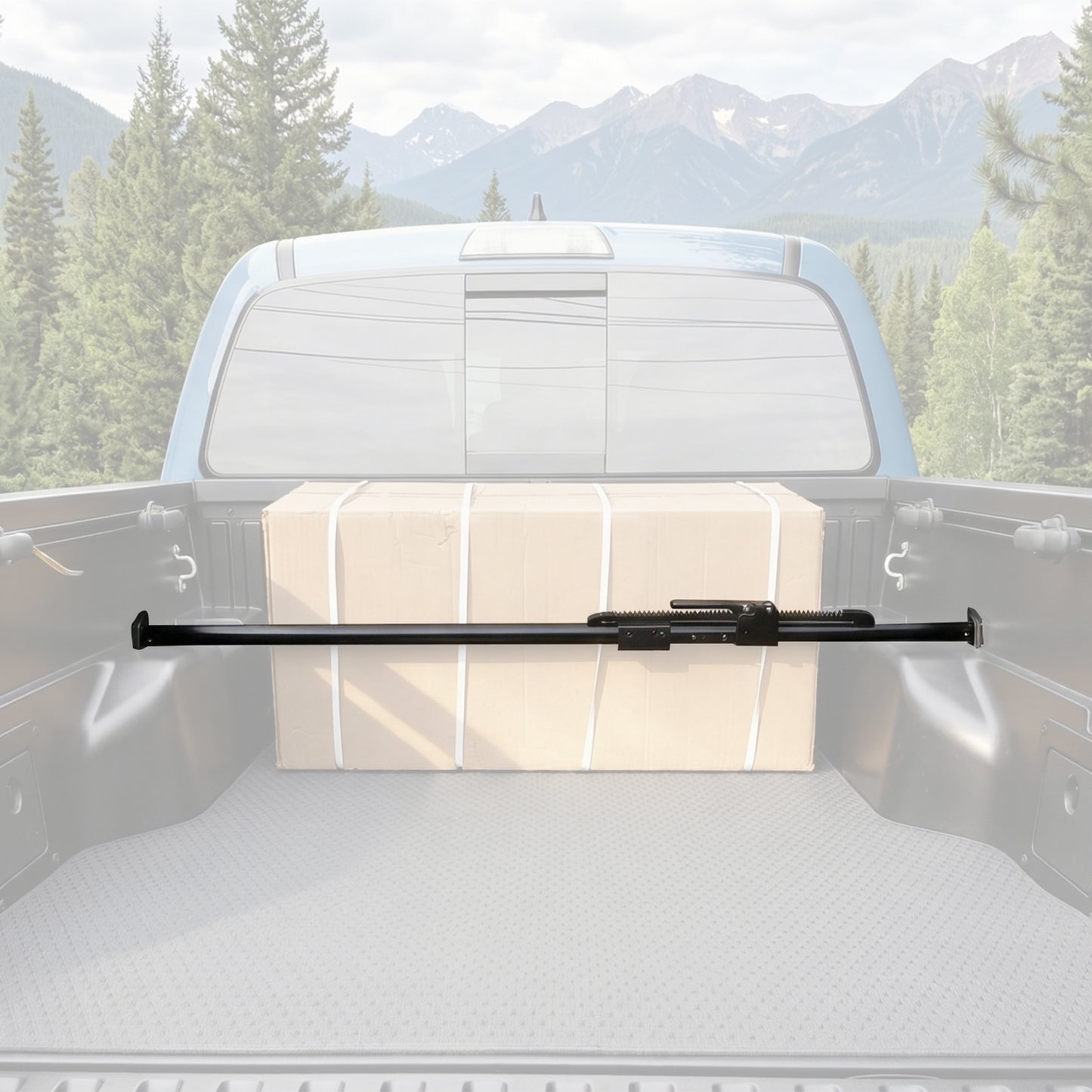Tacoma/4Runner Cargo Stabilizer Bar Adjustable Truck Bed Load Stop Divider Bar for Toyota