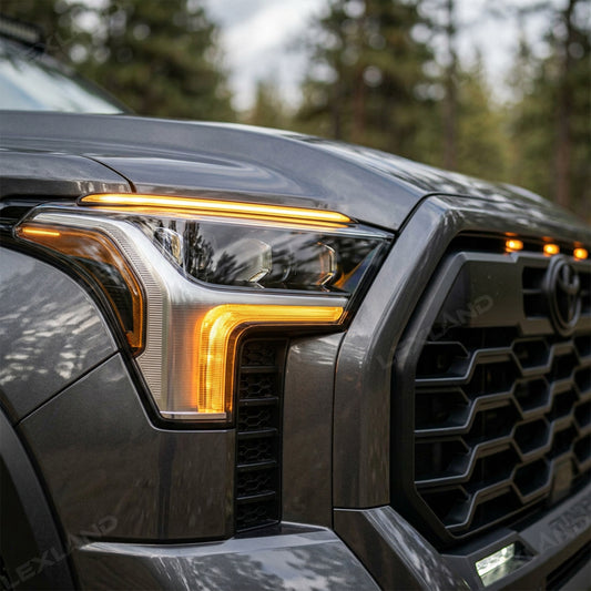 Tundra LED Daytime Running Lights DRL Grille Side Lights Dynamic Sequential Turn Signals