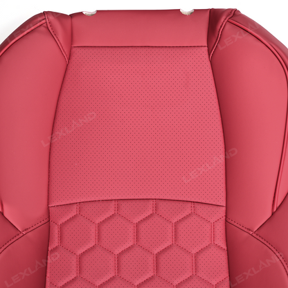 Tacoma Seat Covers Honeycomb-Pattern Seat Protectors with TRD Letter Style for Toyota