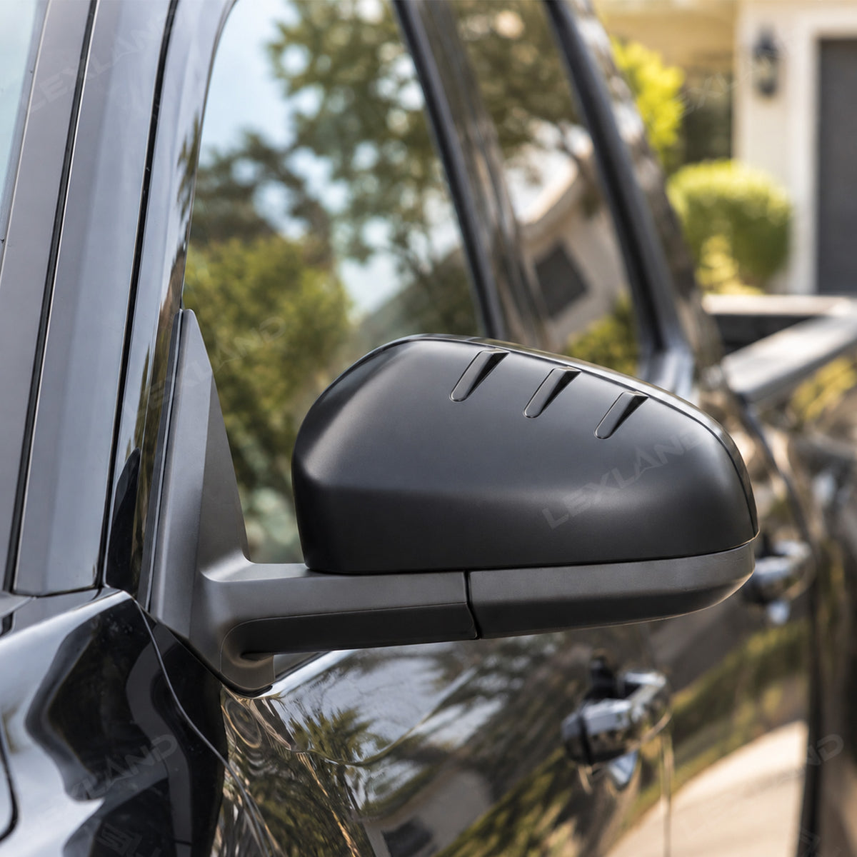 Tacoma/4Runner Side Mirror Cover ABS Rear View Mirror Cap Decoration Protection 2PCS Rain-Deflecting Design