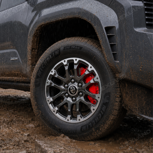 Tacoma Brake Caliper Covers Aluminum Caliper Protectors 4PCS Precision Bolt-On
