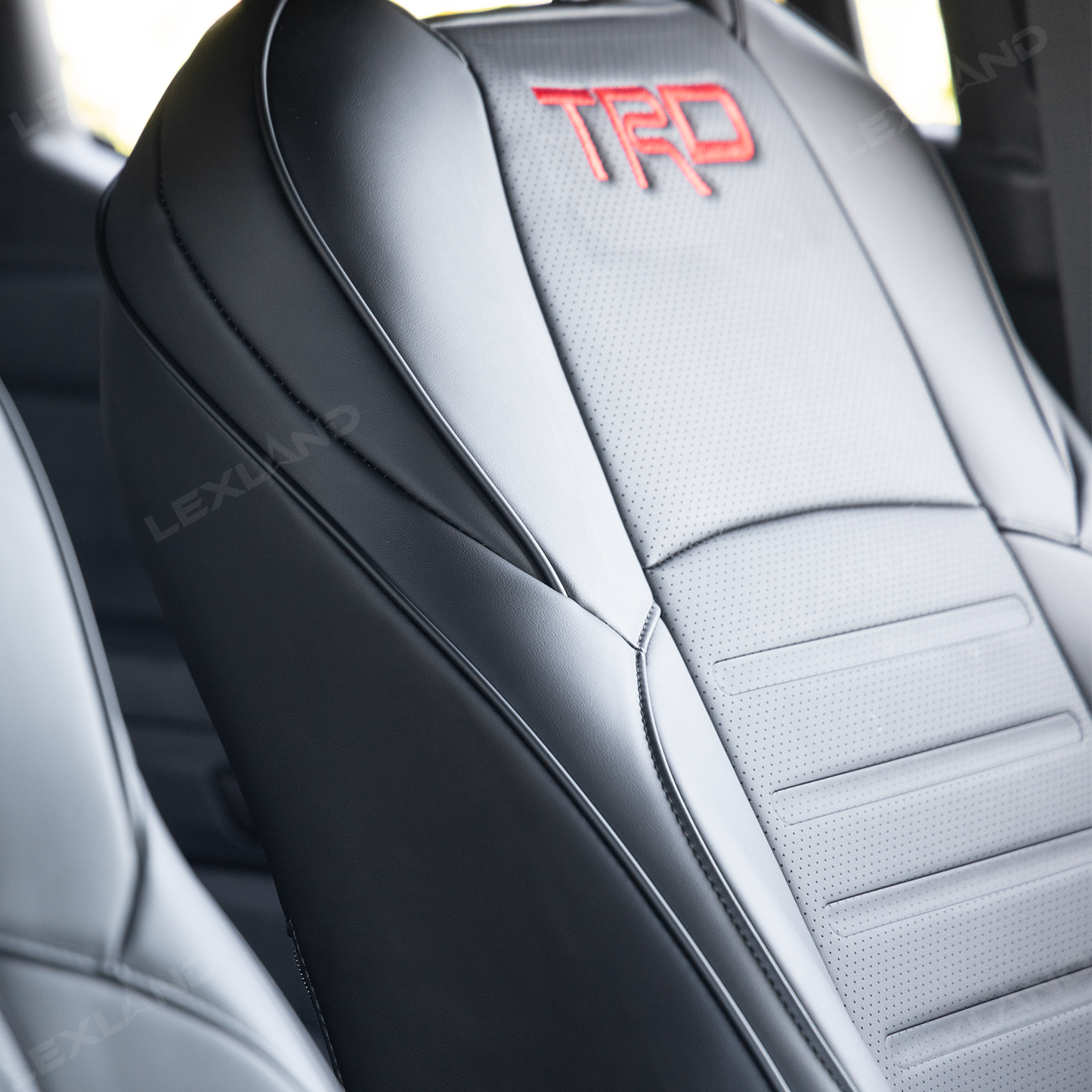 Tacoma /4Runner Seat Covers Full Coverage Embossed Seat Protector with TRD Style