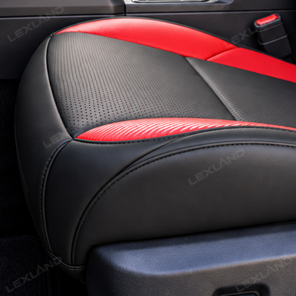 Tacoma /4Runner Seat Covers Carbon Fiber Style Seat Protector Interior Trim Upgrade for Toyota