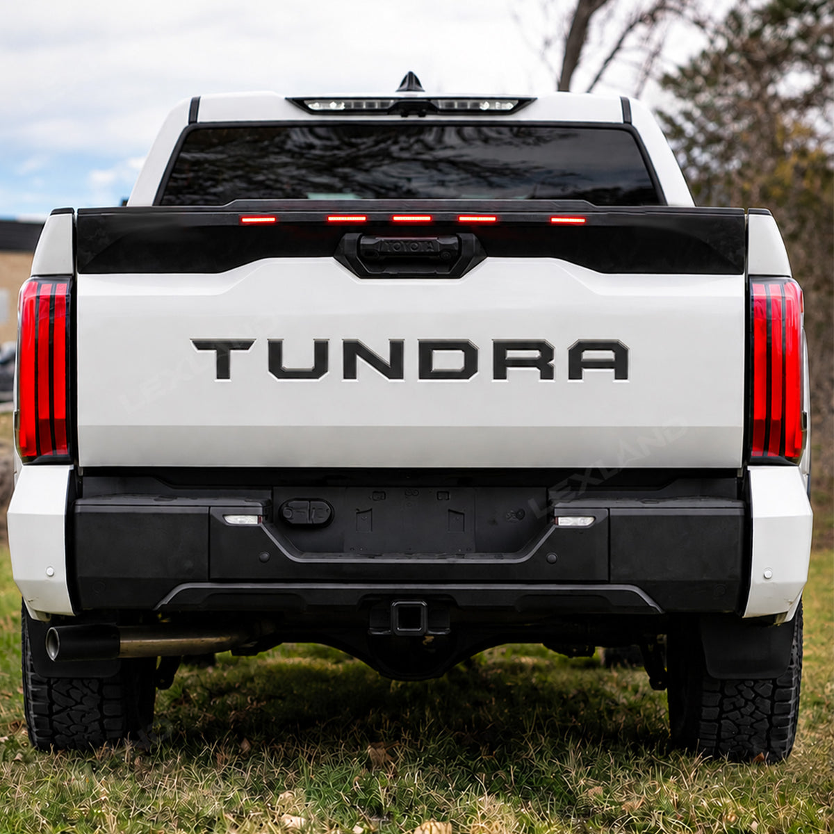 Tundra LED Tailgate Protector Tailgate Cap Rear Tailgate Guard Marker Lights for Toyota