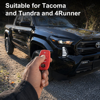Tacoma/4Runner/Tundra Key Fob Cover Silicone Keyless Entry Remote Case Protector for Toyota