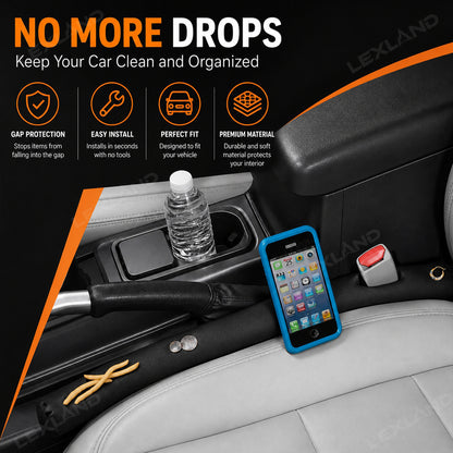 Tacoma Seat Gap Filler Center Console Gap Stopper Blocker Car Seat Crevice Filler 2PCS for Toyota