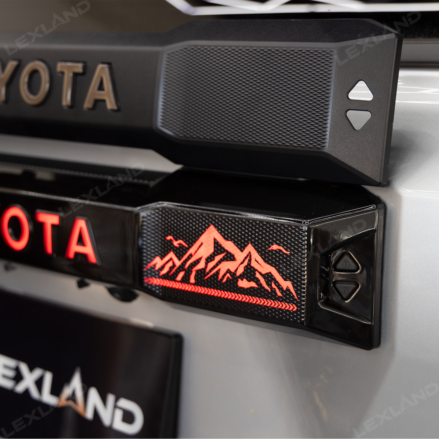 4Runner LED Trunk Tail Light Full Width Tailgate Ambient Lighting with Snow Mountain Off-Road Style