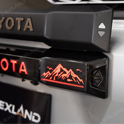 4Runner LED Trunk Tail Light Full Width Tailgate Ambient Lighting with Snow Mountain Off-Road Style