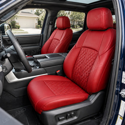 Tundra Seat Covers Diamond Pattern Seat Protectors Interior Seat Upgrade for Toyota