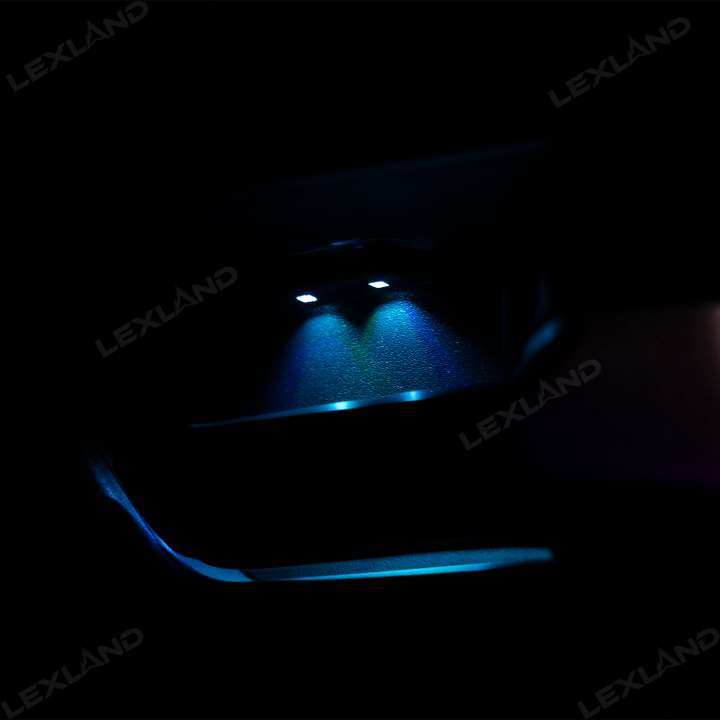 4Runner Door Ambient Lighting Kit Multi-color LED Door Handle Cup Lights 4PCS for Toyota
