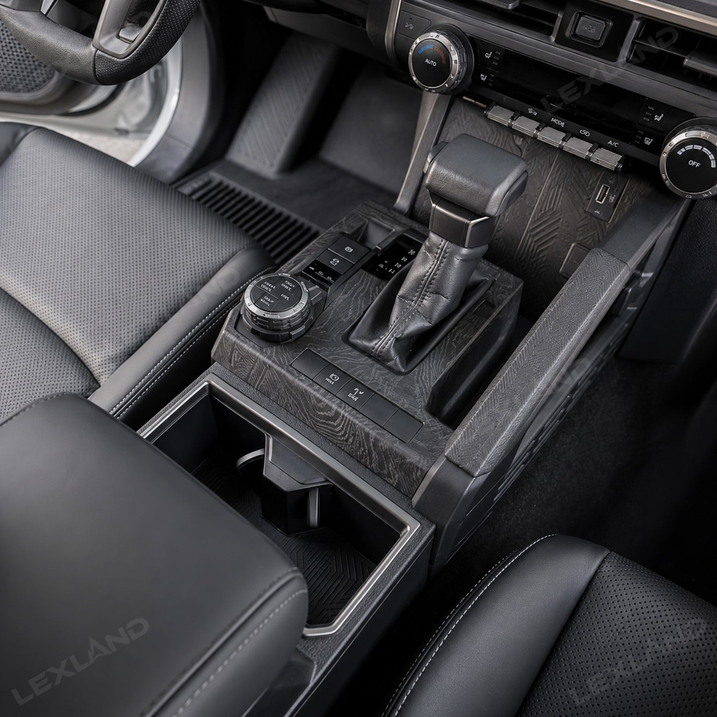 Tacoma/4Runner Gear Shift Panel Cover Steering Wheel Cover Trim Interior Protective Overlays for Toyota
