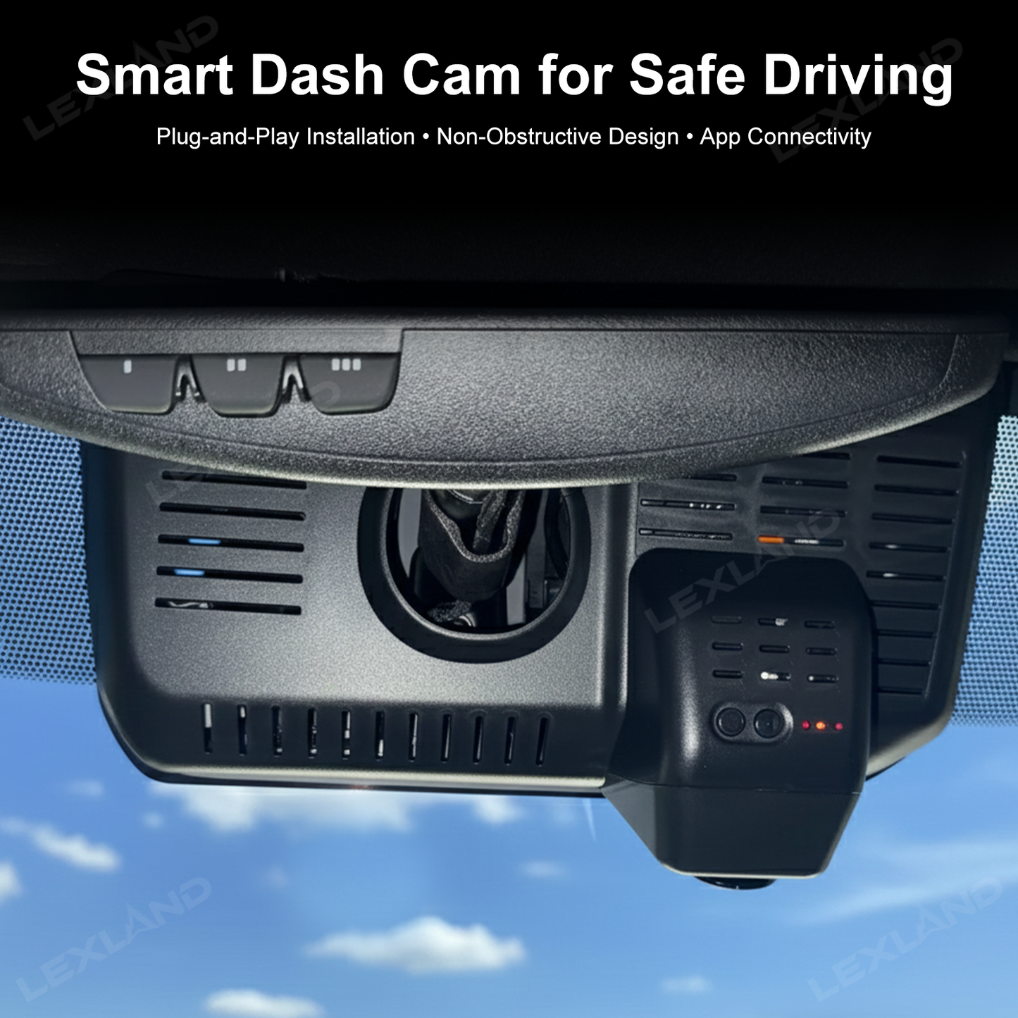 Tacoma /4Runner Dash Cam Custom-Fit 256GB Integrated Dashcam for Toyota