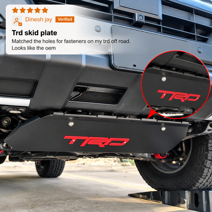 4Runner Skid Plate with TRD Letter Style Off-Road Underbody Protection Plate for Toyota