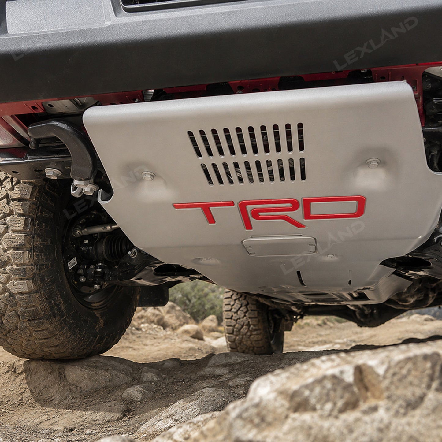 Tacoma Skid Plate Aluminum Front Engine Guard TRD Style Underbody Protector