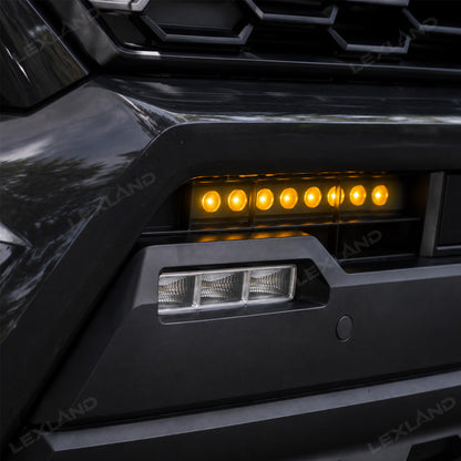 Tacoma Lower Grille Light Bar Kit Front Bumper LED Lamps 2PCS for Toyota
