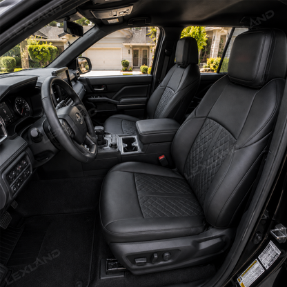 Tacoma/4Runner Seat Covers Diamond Pattern Seat Protectors TRD-Style Interior Protection for Toyota