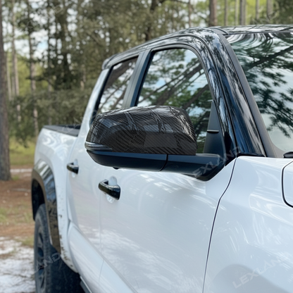 Tacoma Rear View Mirror Cover ABS Rearview Cap Decoration Protection Trim with Split-Line Style