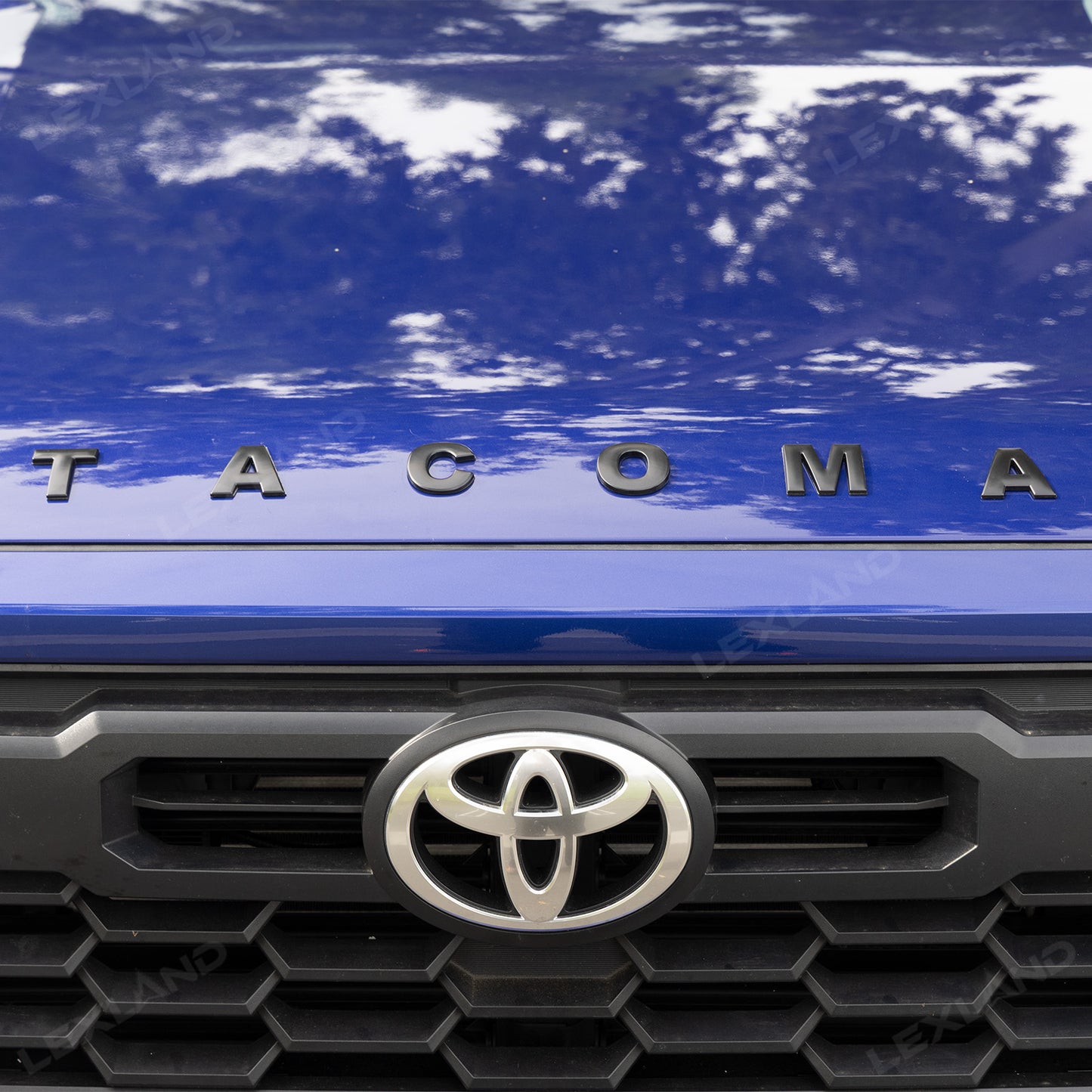 Tacoma Hood Letter Inserts Black Emblem Overlays For Toyota