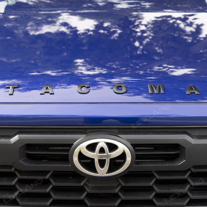 Tacoma Hood Letter Inserts Black Emblem Overlays For Toyota