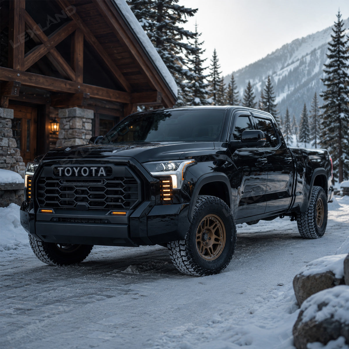 Tundra DRL Vent Lights Dynamic Daytime Running Lights Sequential Turn Signal Lighting Upgrade