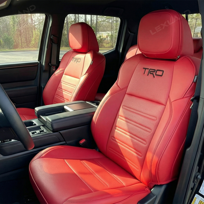 Tundra Seat Covers Embossed Seat Protectors with TRD Style for Toyota