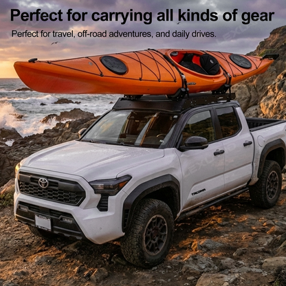 Tacoma Roof Rack Split Crossbar Carbon Steel Roof Cargo Platform Cross Bar