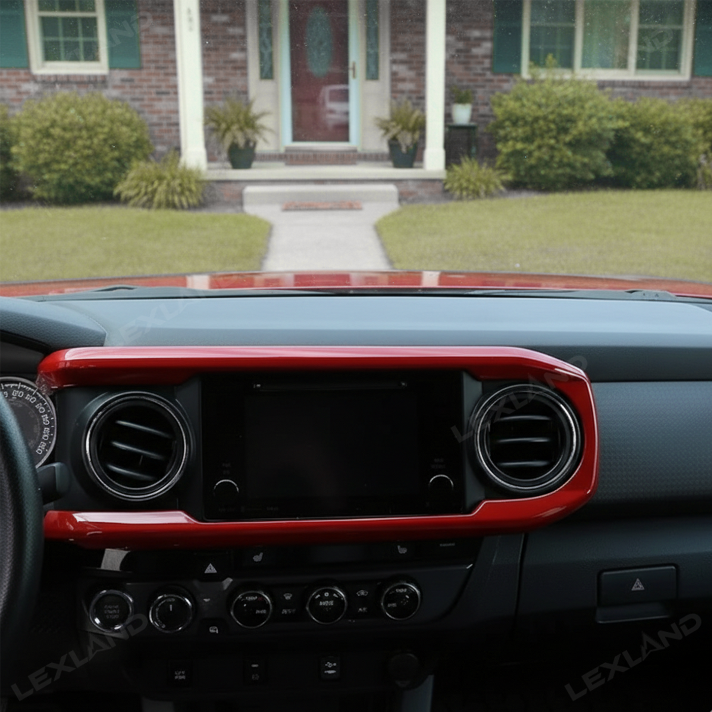 Tacoma Dashboard Cover Central Console Dash Panel Decorative Border Frame Accents for Toyota