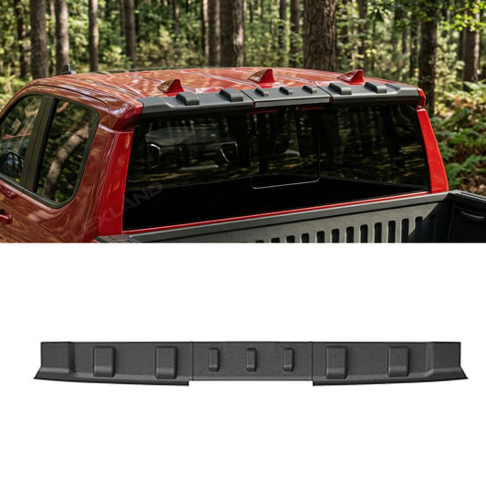 Tacoma Rear Roof Protector TPE Trunk Cap Protector Rear Roof Spoiler Guard Shield for Toyota