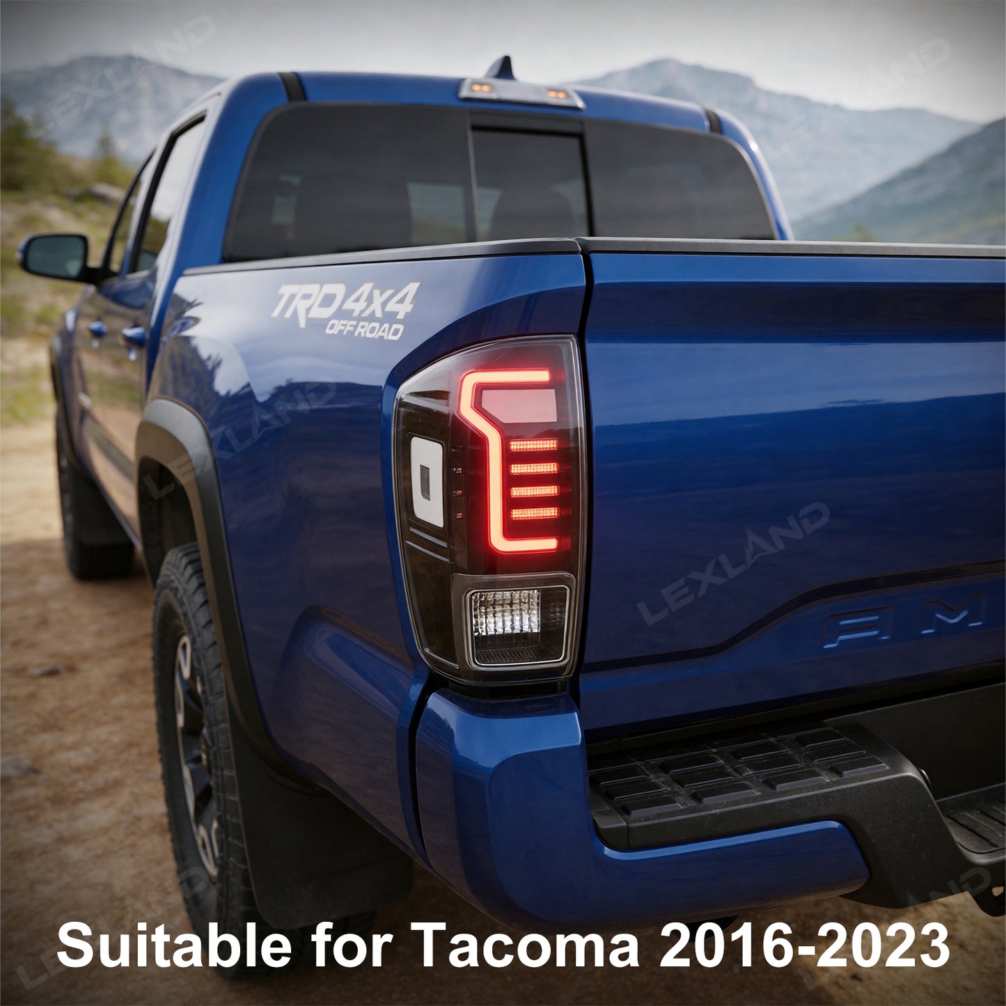 Tacoma 3rd Gen LED Tail Lights Taillights Assembly Plug-and-Play Rear Lamps for Toyota