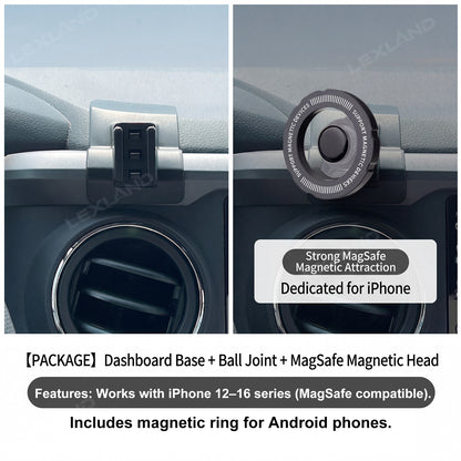 Tacoma Phone Mount Strong Magnetic Phone Holder Adjustable Magsafe Car Mount for Toyota