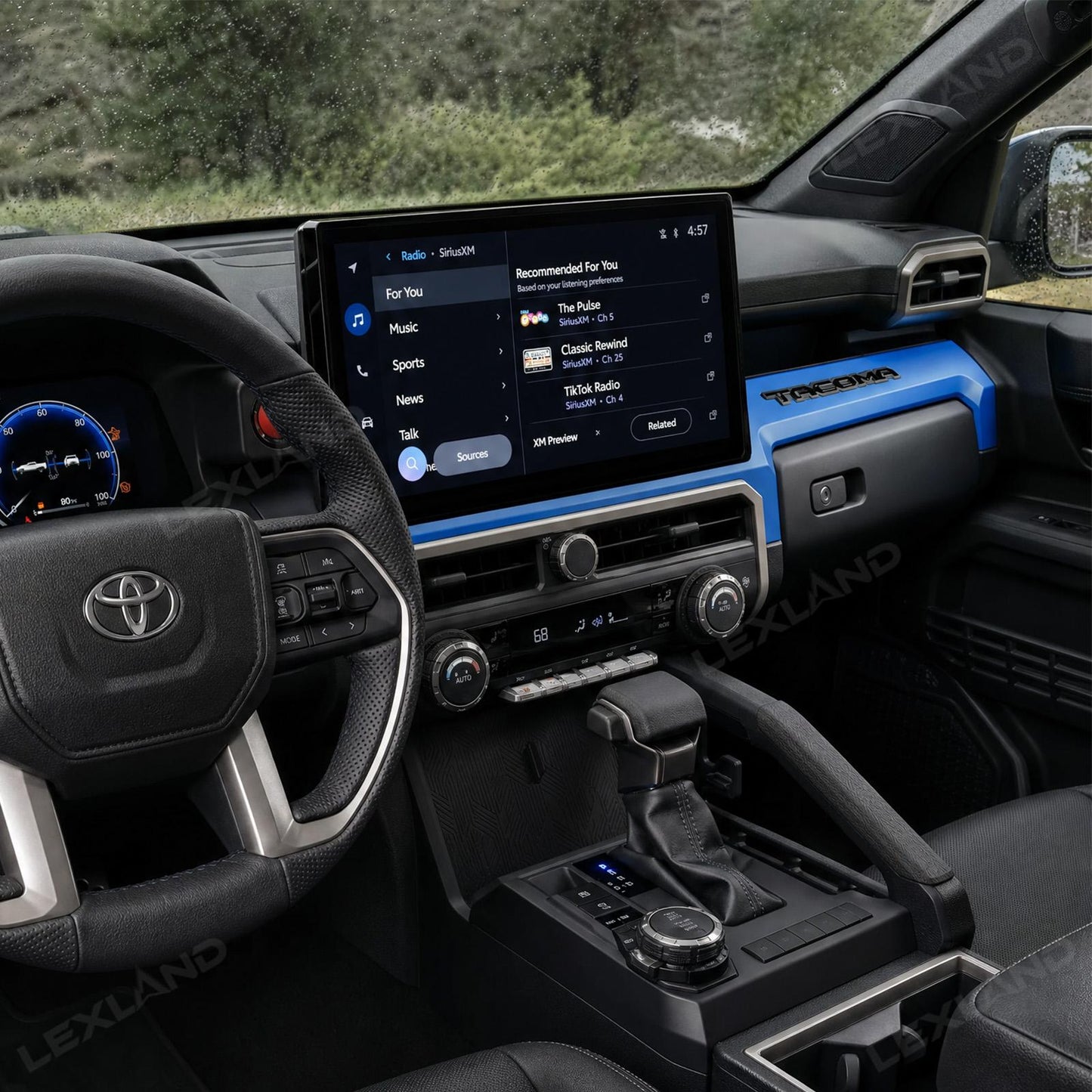 Tacoma/4Runner 14.6" Center Console Display Entertainment Touchscreen Navigation Screen with Carplay & Android Auto