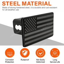 4Runner American Flag Hitch Cover Cap Carbon Steel Trailer Hitch Receiver Cover for Toyota