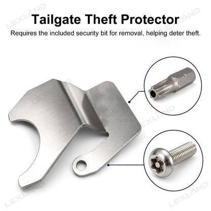 Tundra Tailgate Theft Protector Truck Bed Tailgate Anti-theft Lock Security for Toyota