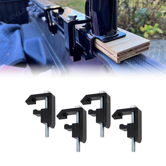 Tacoma/Tundra Truck Mounting Clamps Bed Rail Clamps Cargo Clamps 4PCS for Toyota