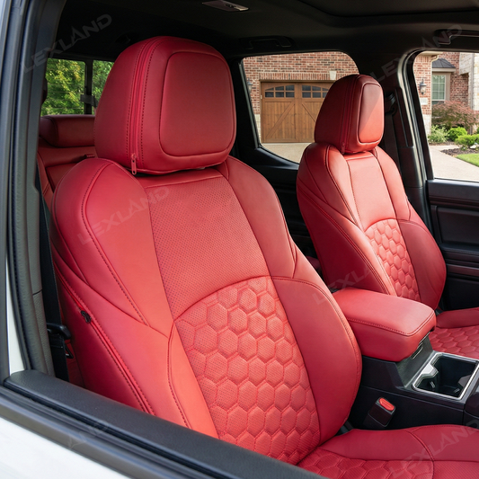 Tacoma Seat Covers Honeycomb-Pattern Seat Protectors with TRD Style