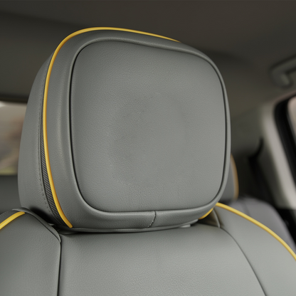 4Runner Seat Covers Embossed Nappa Leather Seat Protector Set with TRD Pro Style for Toyota